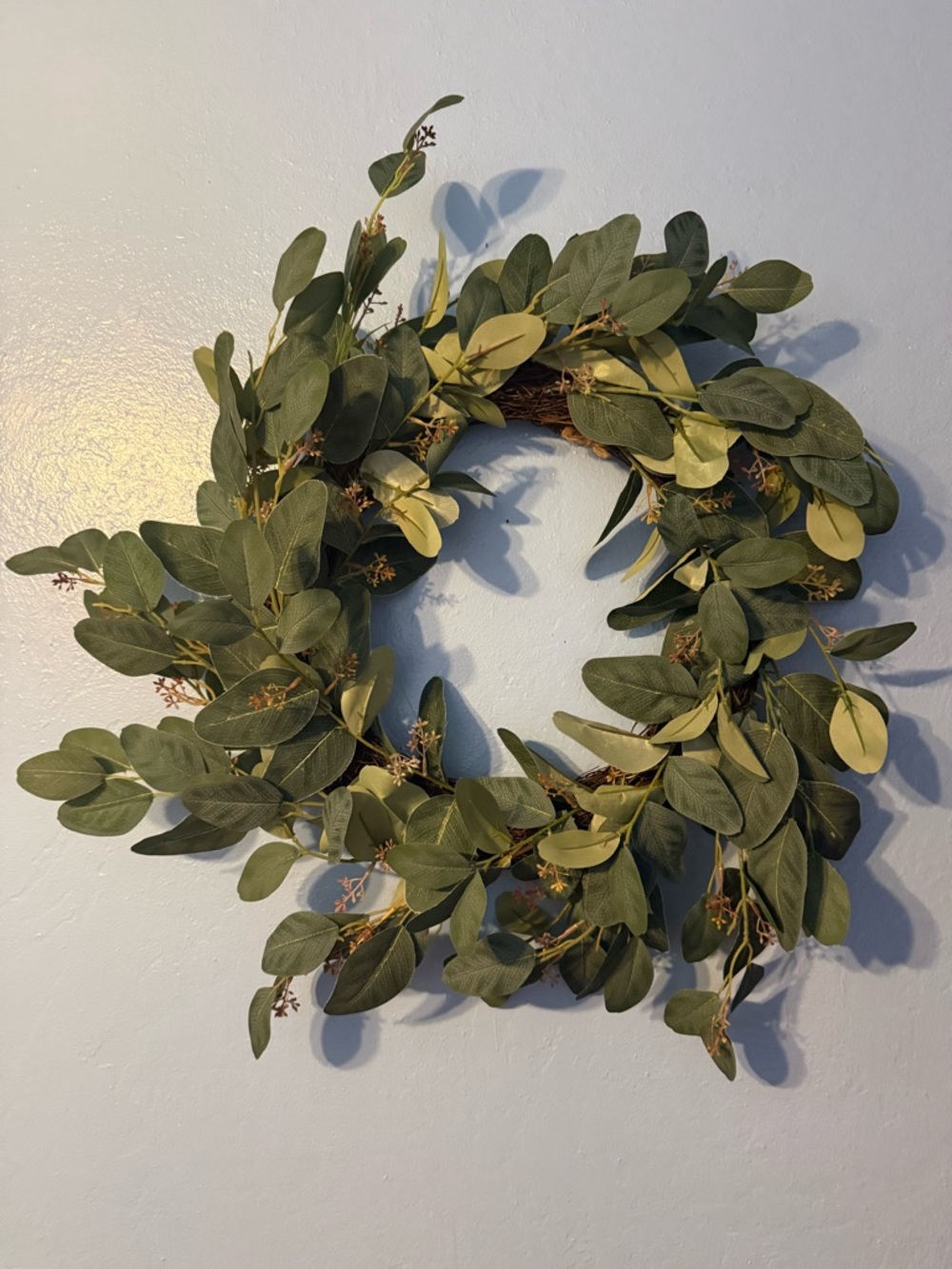 Green Eucalyptus Wreath - Rustic Home Decor